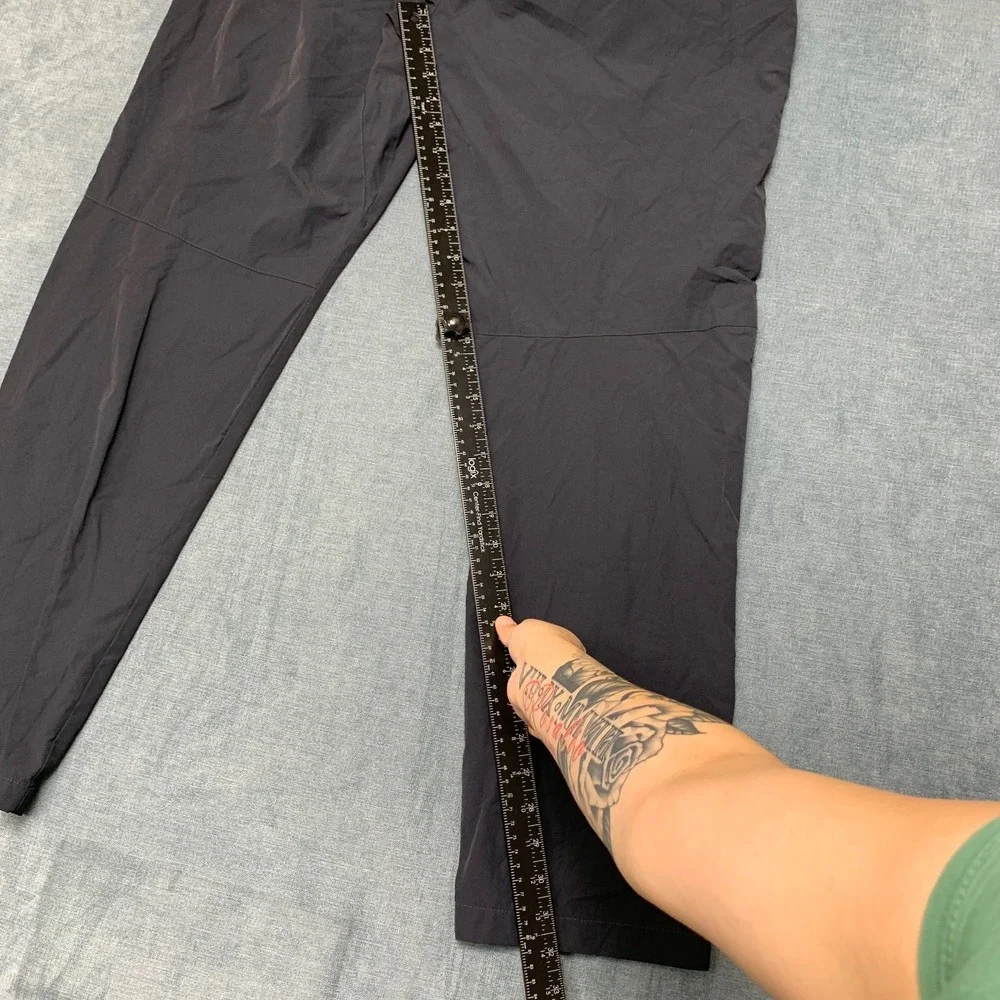 Uniqlo Casual Pants Mens XL Gray Comfort Stretch Mesh Lined Slash Pocket Outdoor